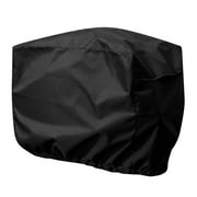 Boat Full Outboard Engine Cover, Outboard Motor Cover,210D Oxford Cloth Black Marine Waterproof Scratch , 60-100HP for 60-100HP Engines